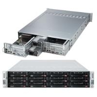 Super Micro Supermicro SuperServer 6028TR-DTR - 2 Knoten - Cluster - Rack-Montage - 2U - zweiweg - RAM 0MB 8,9 cm (3.5