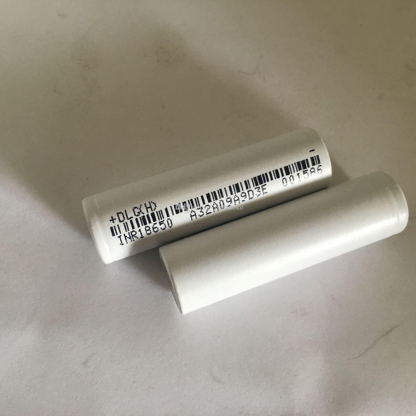 100% AUTHENTIC DLG 18650 Battery 3200MAH 10A Rechargeable Lithium Batteries For Samsung 25R 30Q 3400MAH Battery