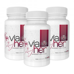 Viaher - Enhancement Formula For Her - 60 Capsules - 3 Packs