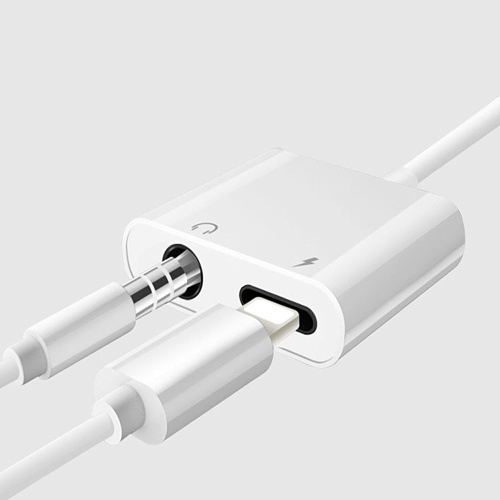 Adaptateur pour I-Phone 7 pour convertisseur audio double pour I-Phone 8 7 Plus 10 X Adaptateur de chargeur Splitter pour casque