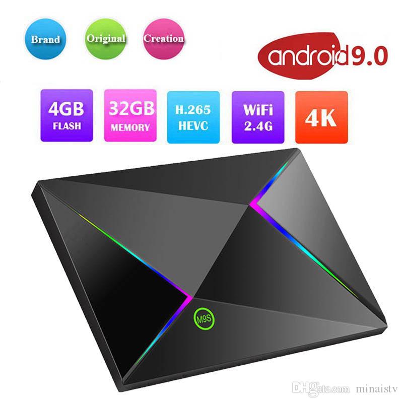 1 PCS Q Plus Smart TV Box Android 9.0 TV Box 4GB Ram 32GB 64GB Rom 4K IP TV Allwinner H6 Set Top Box M9S Z8 Better RK3328 S905X2 S905W