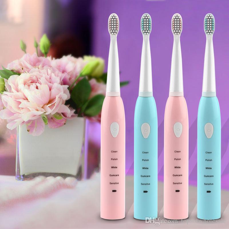 Epacket Powerful Ultrasonic Sonic Electric Toothbrush USB Charge Rechargeable Tooth Brushes Washable Electronic Whitening Teeth Brush