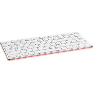 Rapoo E6350 Bluetooth QWERTZ Deutsch Rot - Weiß (13990)