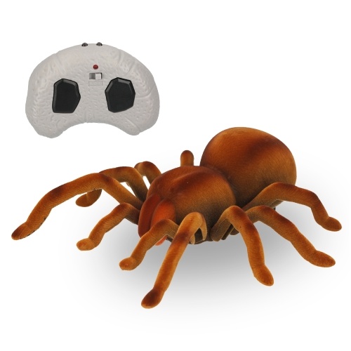 RC Spider Kids Fernbedienung Spielzeug Realistische Simulation für Streiche und Halloween mit huschender Bewegung Glühende Augen