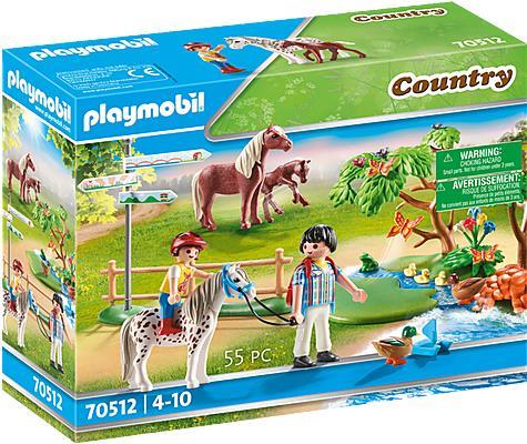 Playmobil Country Fröhlicher Ponyausflug - Junge/Mädchen - 4 Jahr(e) - Kunststoff - Mehrfarben (70512)