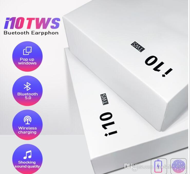 i10 i12 tws wireless Headphones i10 tws Bluetooth Earphone 5.0 True Wireless Earbuds For Android iPhone X Xs max