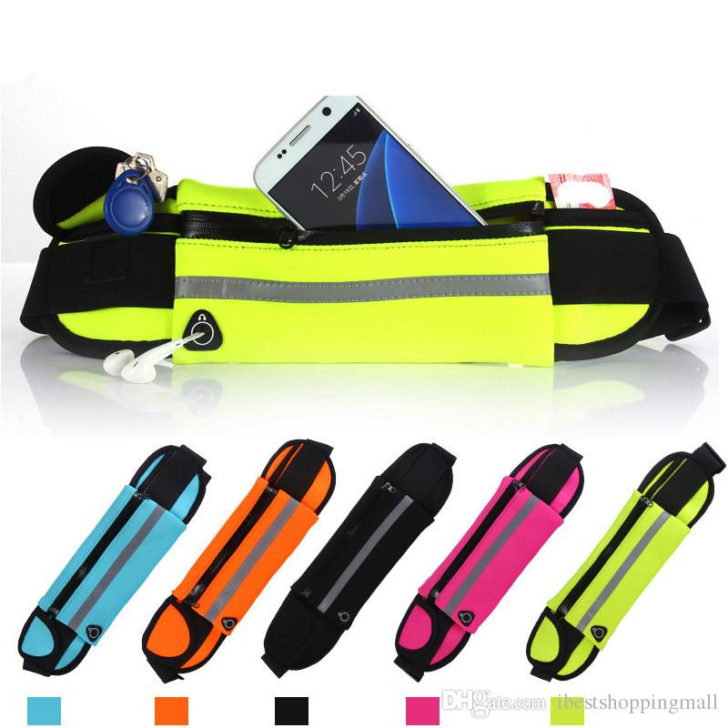 Waterproof Waist Bag For iPhone X 8 7 6 6S Plus Samsung S8 S9 Plus Note 8 Outdoor Running Sport Fanny Pack Pouch Water Resistant Phone Case