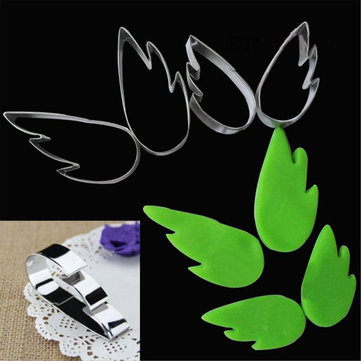4pcs Stainless Steel Cake Biscuit Moulds Cookie Cutter Fondant Icing Mold DIY Baking Tools