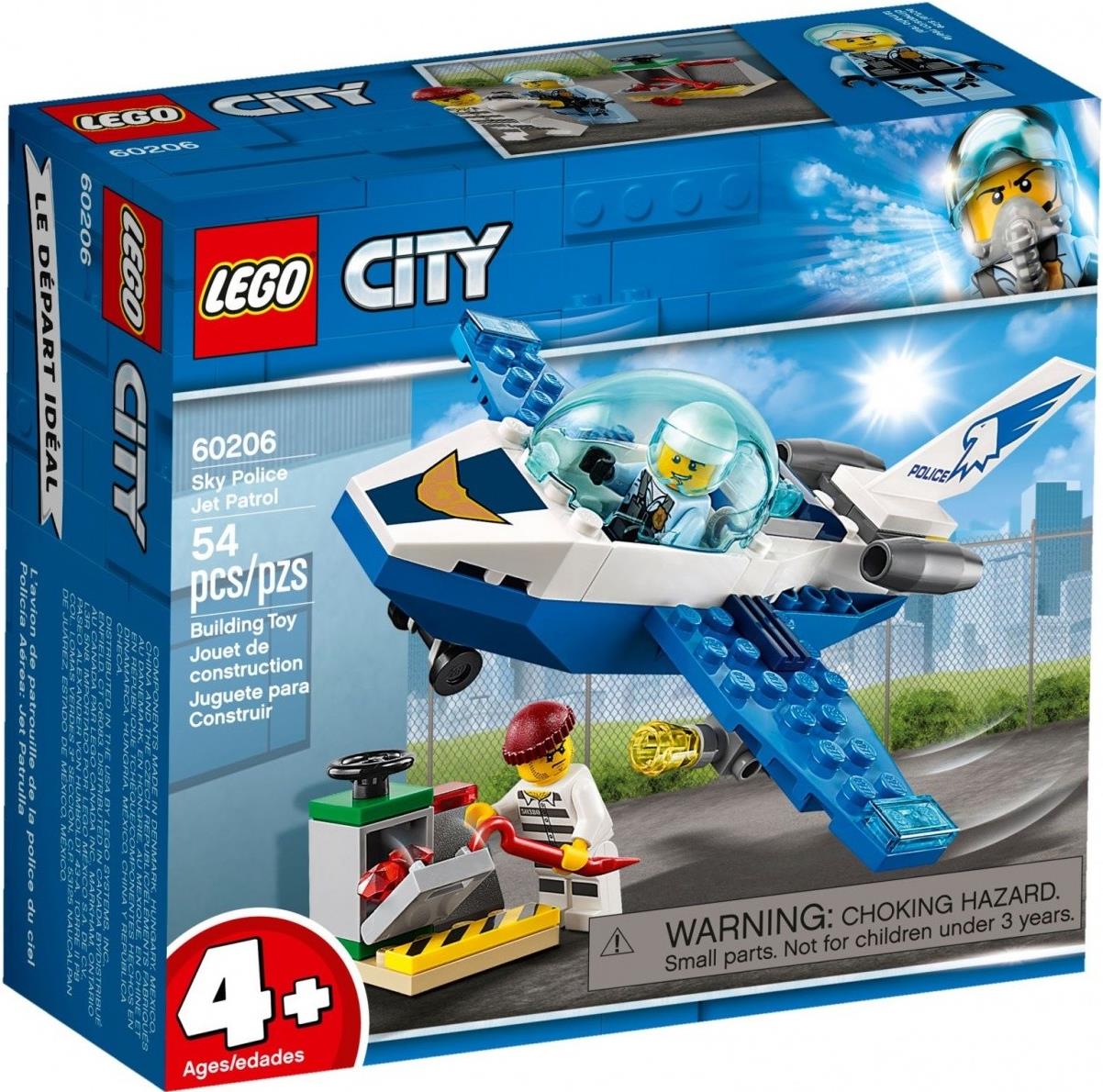 LEGO City 60206 Polizei Flugzeugpatrouille (4+) (60206)