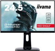 Iiyama G-MASTER Red Eagle GB2560HSU-B1 - LED-Monitor - 62.2 cm (24.5) - 1920 x 1080 Full HD (1080p) - TN - 400 cd/m² - 1000:1 - 1 ms - HDMI, DisplayPort - Lautsprecher - mattschwarz