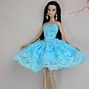 Barbie Doll Blue Lace Ballet Dress