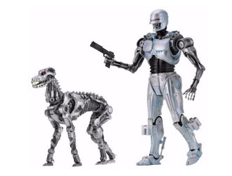 Robocop with Terminator Dog Figure from Robocop versus Terminator