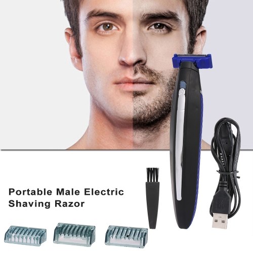 Electric Shaving Razor Rechargeable Beard Hair Cleaning Shaver