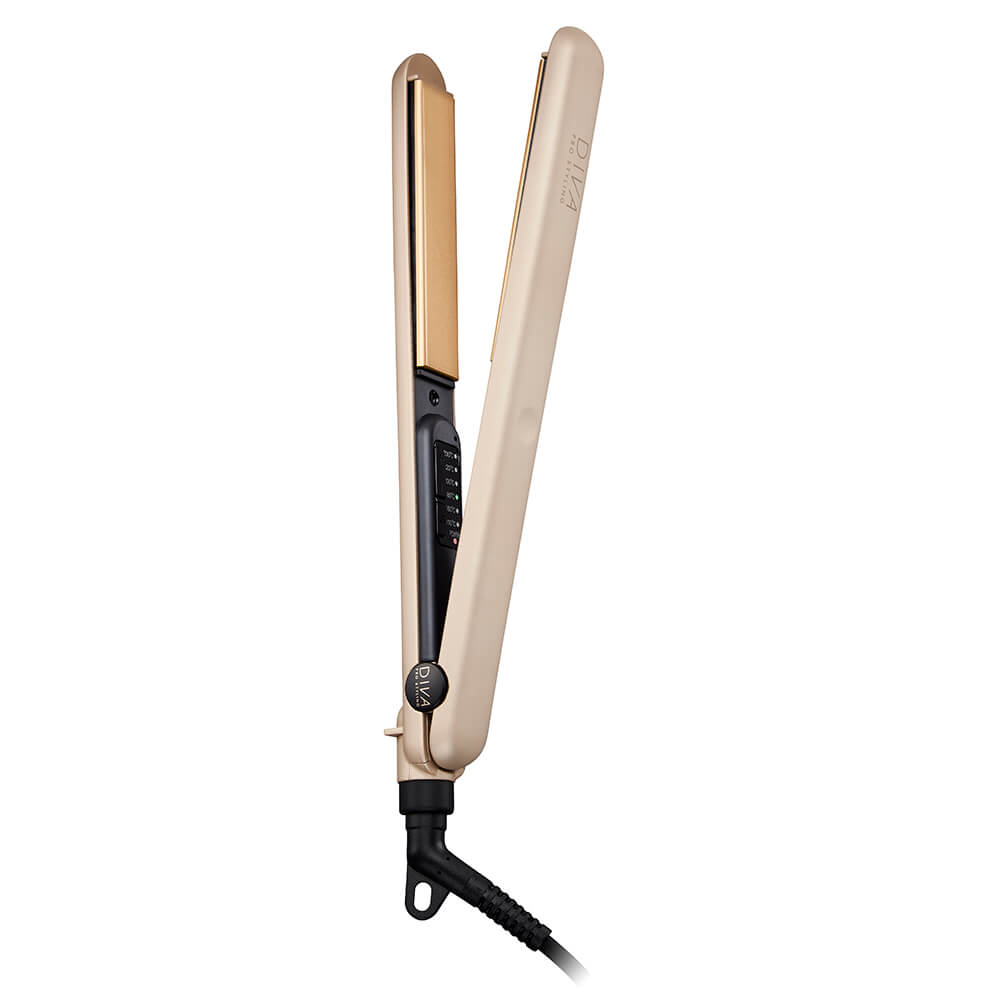 diva pro styling  elite styler, hair straightener aztec gold