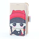 Lovely Girl Style PU Leather Case with Card Slot and Stand for Samsung Galaxy Grand Duos i9082