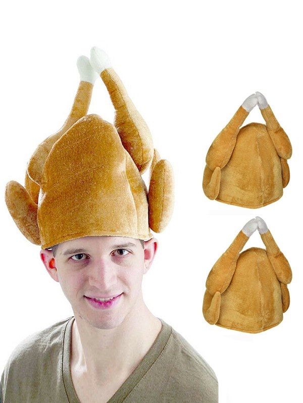 Thanksgiving Carnival Turkey Shape Velour Hat