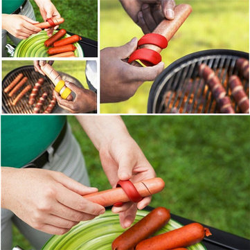 2pcs Manual Fancy Sausage Cutter Spiral Barbecue Hot Dog Cutter Portable Slicer Gadgets Kitchen Tool