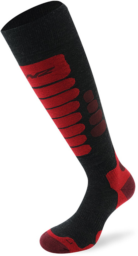 Lenz Skiing 3.0 Socks Chaussettes Noir Gris Rouge 35 36 37 38