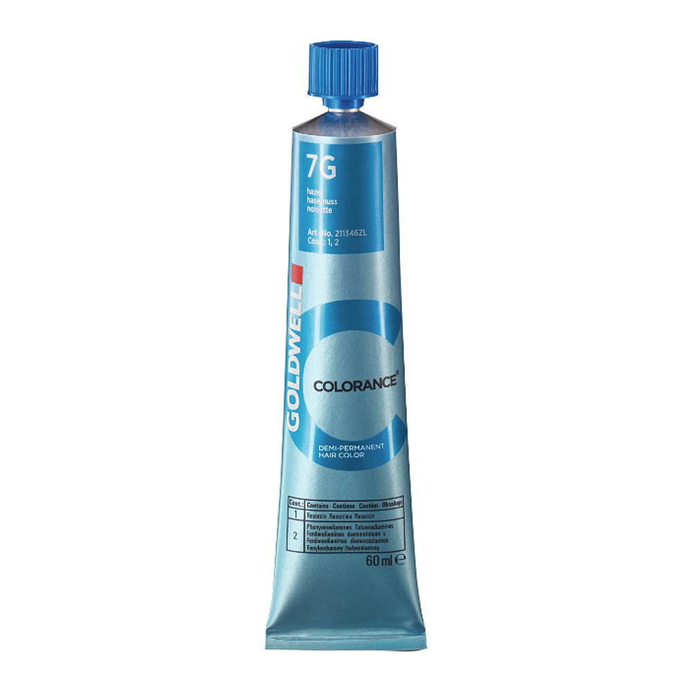 goldwell colorance tube demi permanent hair colour - 2n black 60ml