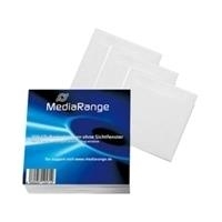MediaRange - Pack CD-Papiertaschen ohne Sichtfenster mit Klebe-Lasche - 100er Pack (BOX66)