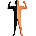 noiramp;d'orange lycra corps plein costume unisexe Zentai
