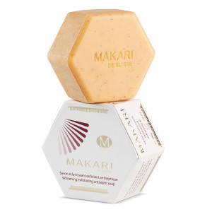 Makari Antiseptische Peelingseife 200g - Fur Hautpflege, Gesichtspflege und spendet Feuchtigkeit