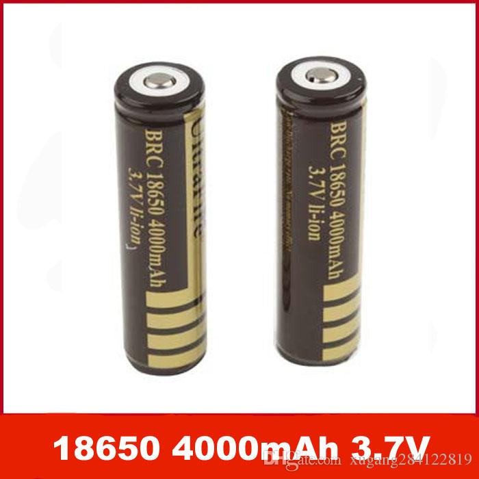 10pcs/lot 4000mah Brand New Ultrafire 18650 Rechargeable battery 3.7v ,Excellent Quality