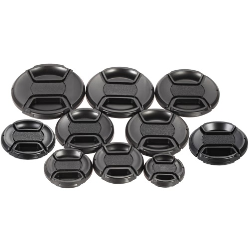 52mm Center Pinch Snap-on Lens Cap Cover Keeper Holder for Canon Nikon Sony Olympus DSLR Camera Camcorder