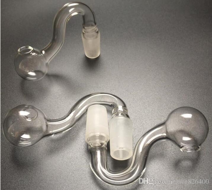 10mm clear thick pyrex glass oil burner water pipes for oil rigs glass bongs thick big bowls for smoking