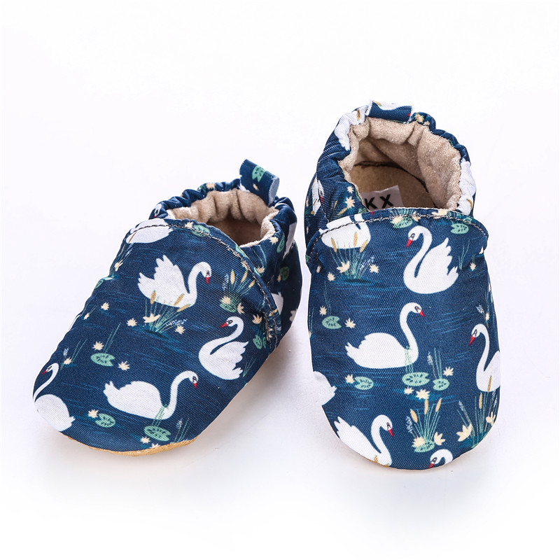 Baby / Toddler Casual Swan Allover Antiskid Slip-on Shoes