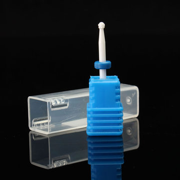 Blue Ceramic Nail Drill Bits Flame Bit For Nails Manicure Pedicure Cutter Machine Tools