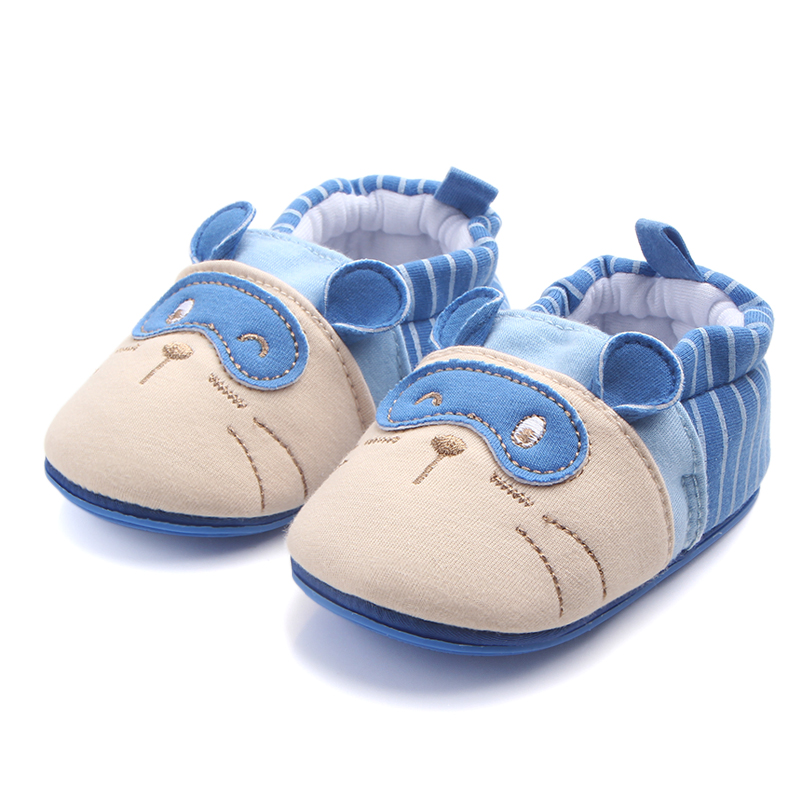 Baby / Toddler Adorable Animal Decor Striped Prewalker Shoes