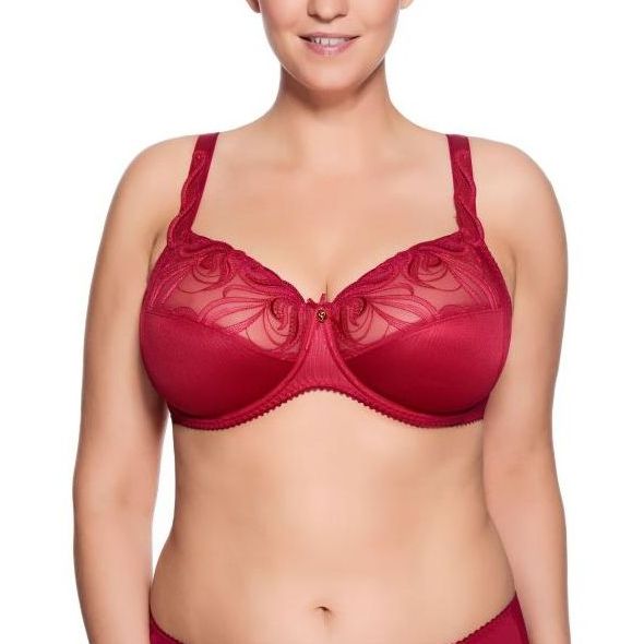 ULLA DESSOUS Carmen BH mit Bügel, Rot Rot | 110 E
