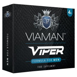 Viaman Viper - Formulated to help improve male sexual performance - 4 Tablets