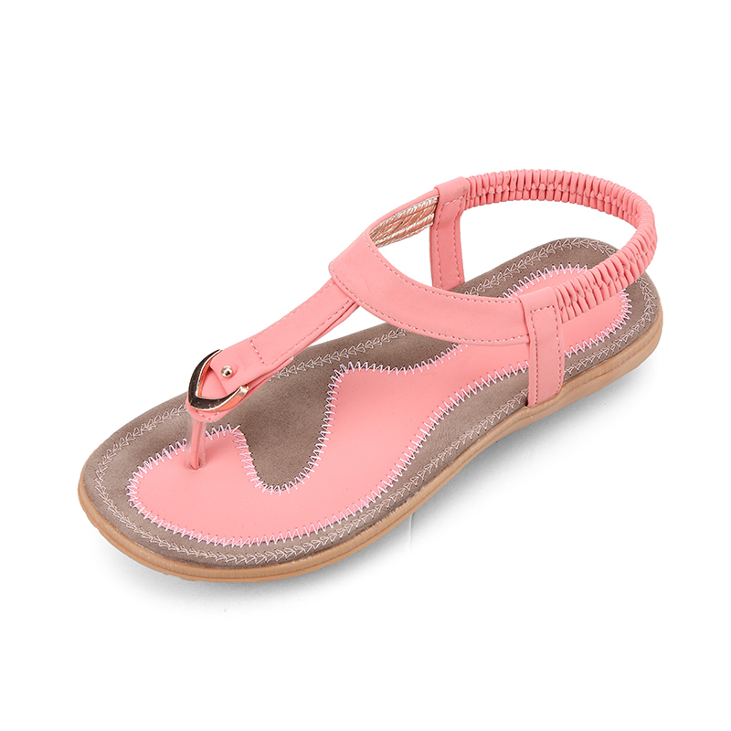 Buckle Decor Thong Sandals