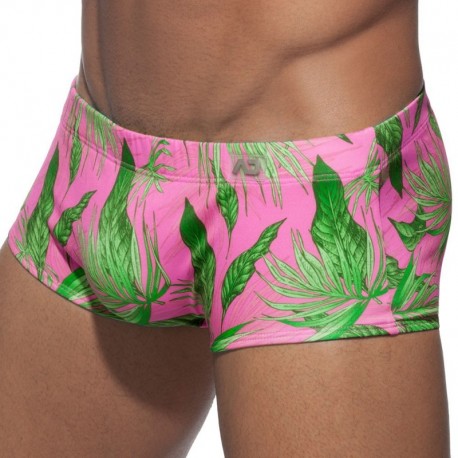 Addicted Plants Swim Boxer - Fuchsia M