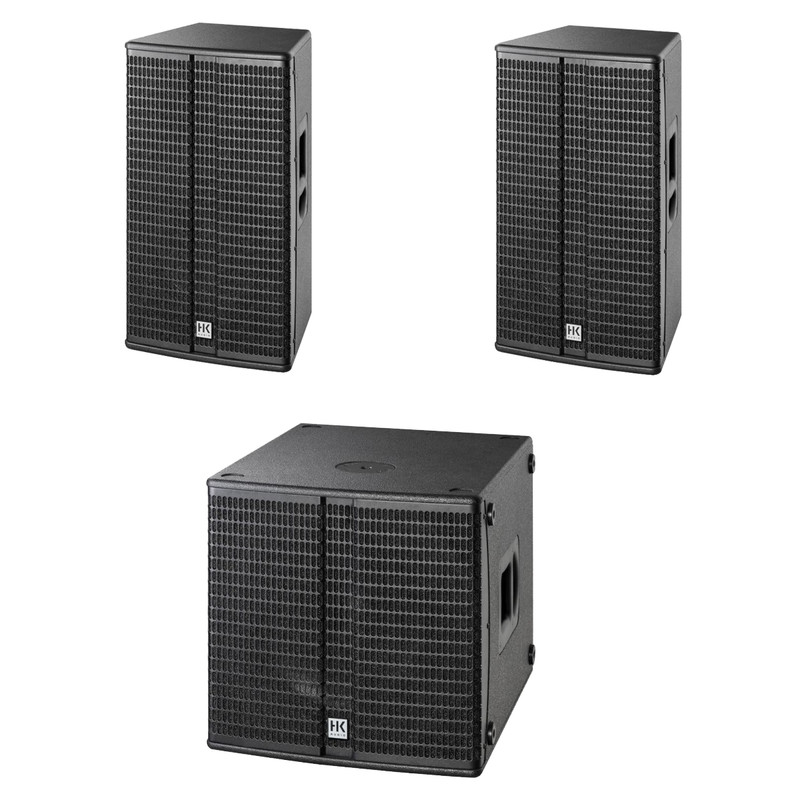 HK Audio Linear 3 Bundle 2x 112 FA PA-Lautsprecher + Sub 1500 A Subwoofer aktiv B-Ware