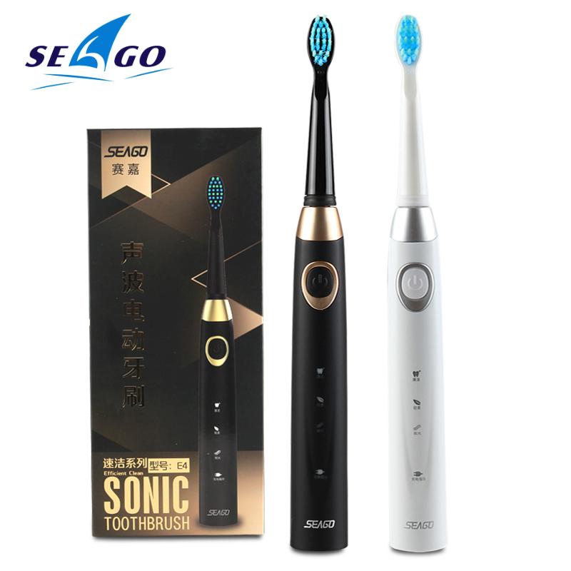 SEAGO Electric Toothbrush Rechargeable Electronic Toothbrush Automatic Sonic Toothbrush Dental Care Adult Electric Teeth Brush C18111501