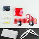 Red Truck 5mm Fuse Beads Kit Hama Beads DIY Jigsaw(Suitable Color Beads Set1 Pegboard1 Ironing Paper1 Tweezer)