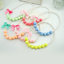 Vintage Pearl Multicolor Bead Kid's Strands Necklace(1 Pc)