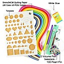 Quilling Paper DIY Craft Art Decoration Kit / 7PCS Set