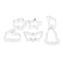 Stainless Steel Cookie Cutters Set (Random Shaped, 6pcs)