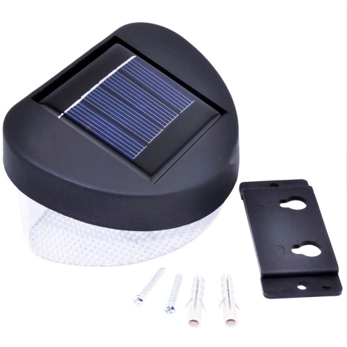 Outdoor Solar Lamp 2 LEDs Light Home Use Wall Lamp