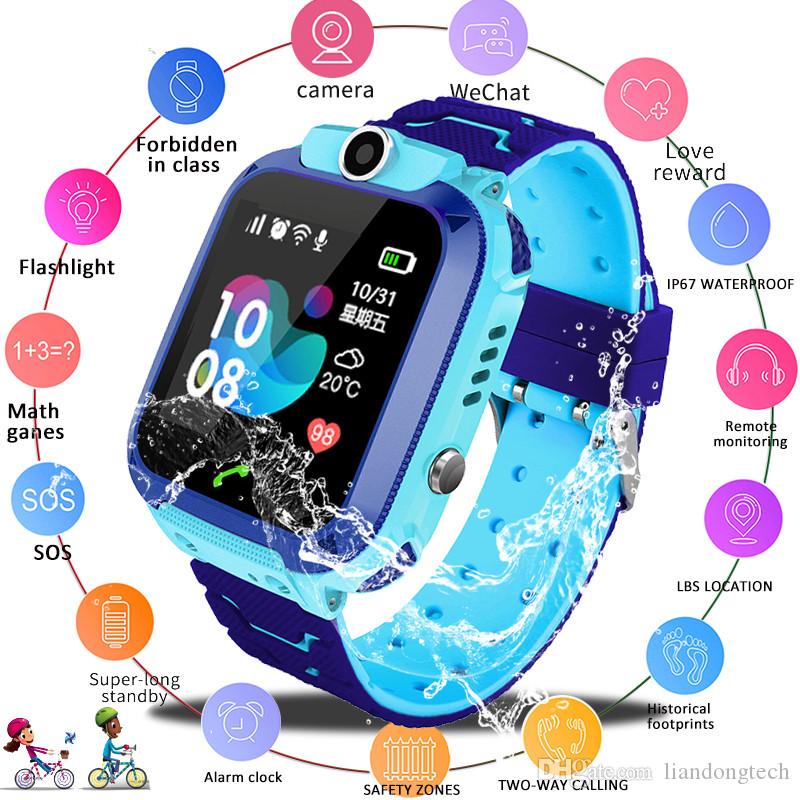Child Smart Watch Intelligente Locator Tracker Anti-Lost Remote Monitor GPRS GSM GPRS Wrist Watch Best Gift For Children Kids