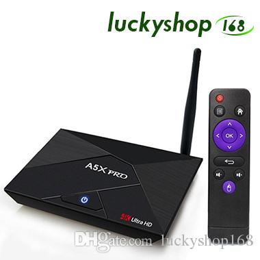 A5X Pro 2GB+16GB Smart TV Box Android 7.1 Rockchip RK3328 Quad-Core WIFI 4K Ultra media player better than A5X plus