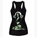 haut robe gothique beauté lune de zombie réservoir de gilet club de nuit uniforme sexy