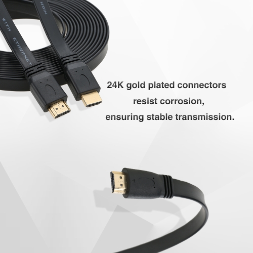 Gold Plated High-Speed Mini-HD to HD Cable Displayport Cable 5 FT Support 3D and Audio Return Channel