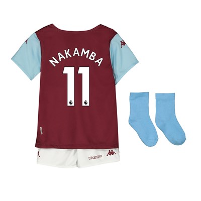 Aston Villa Home Babykit 2019-20 with Nakamba 11 printing