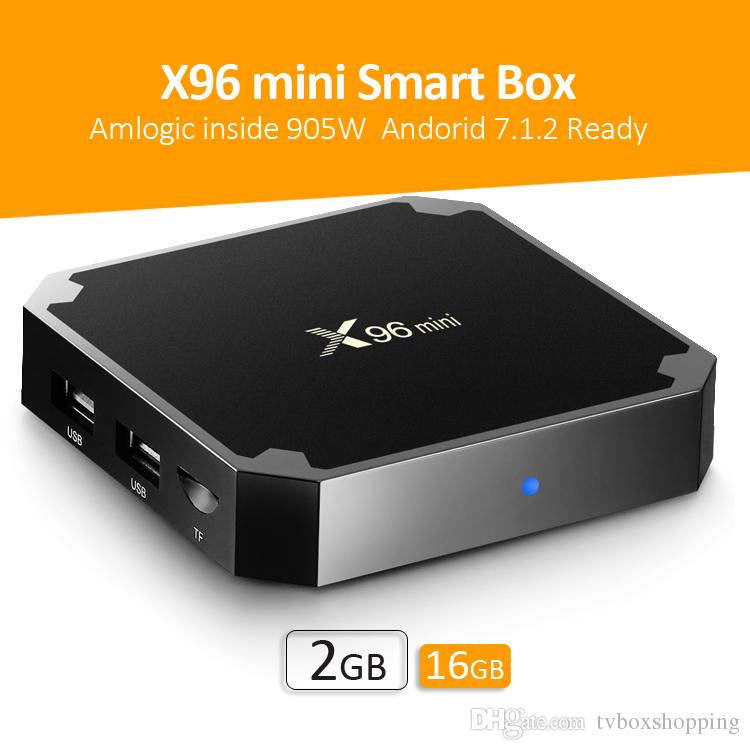 Hot TX3 X96 Mini TV Box Amlogic S905W Quad Core 1/2GB 8/16GB Android 7.1 Smart Media Player Support 2.4G Wifi Better MXQ Pro M8S Plus W