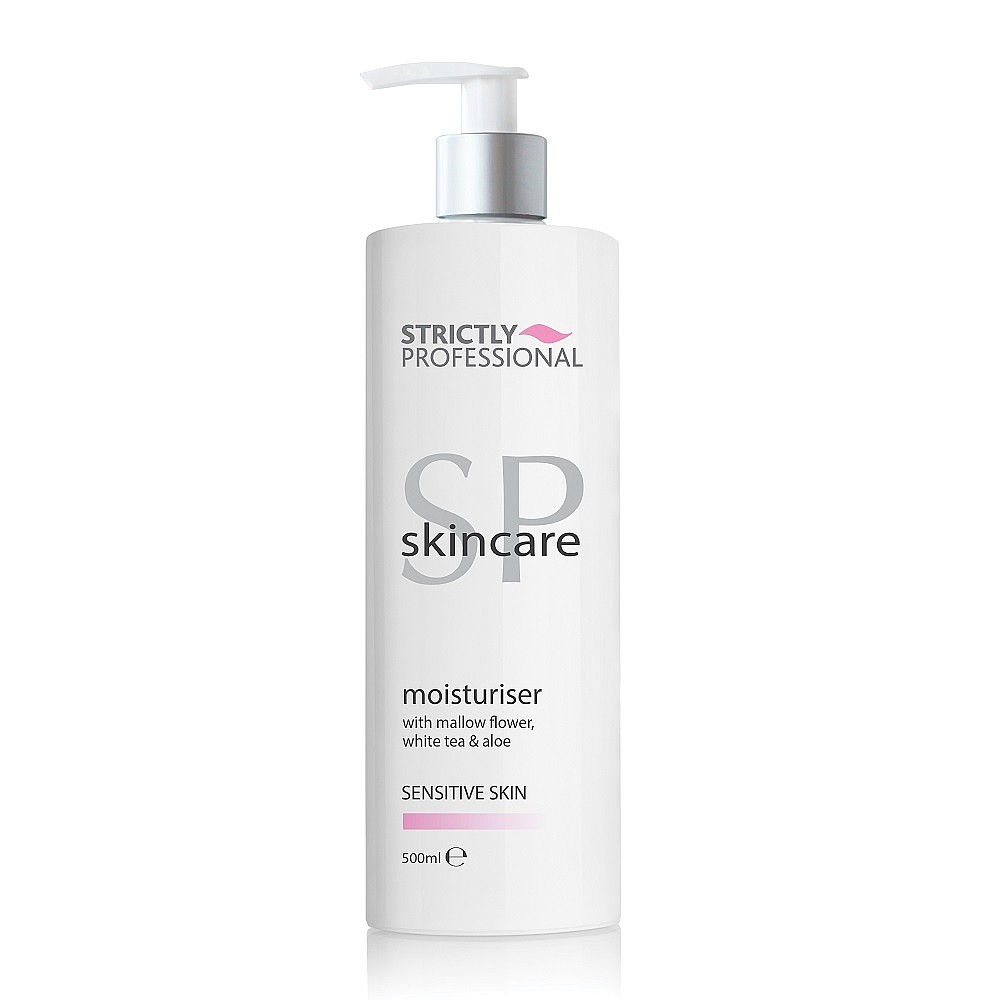 strictly professional sensitive moisturiser 500ml